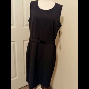 2/$35 New Size 12 Calvin Klein charcoal/dark gray dress